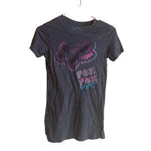 Fox Racing Juniors S Graphic Tee Dark Gray Short Sleeve